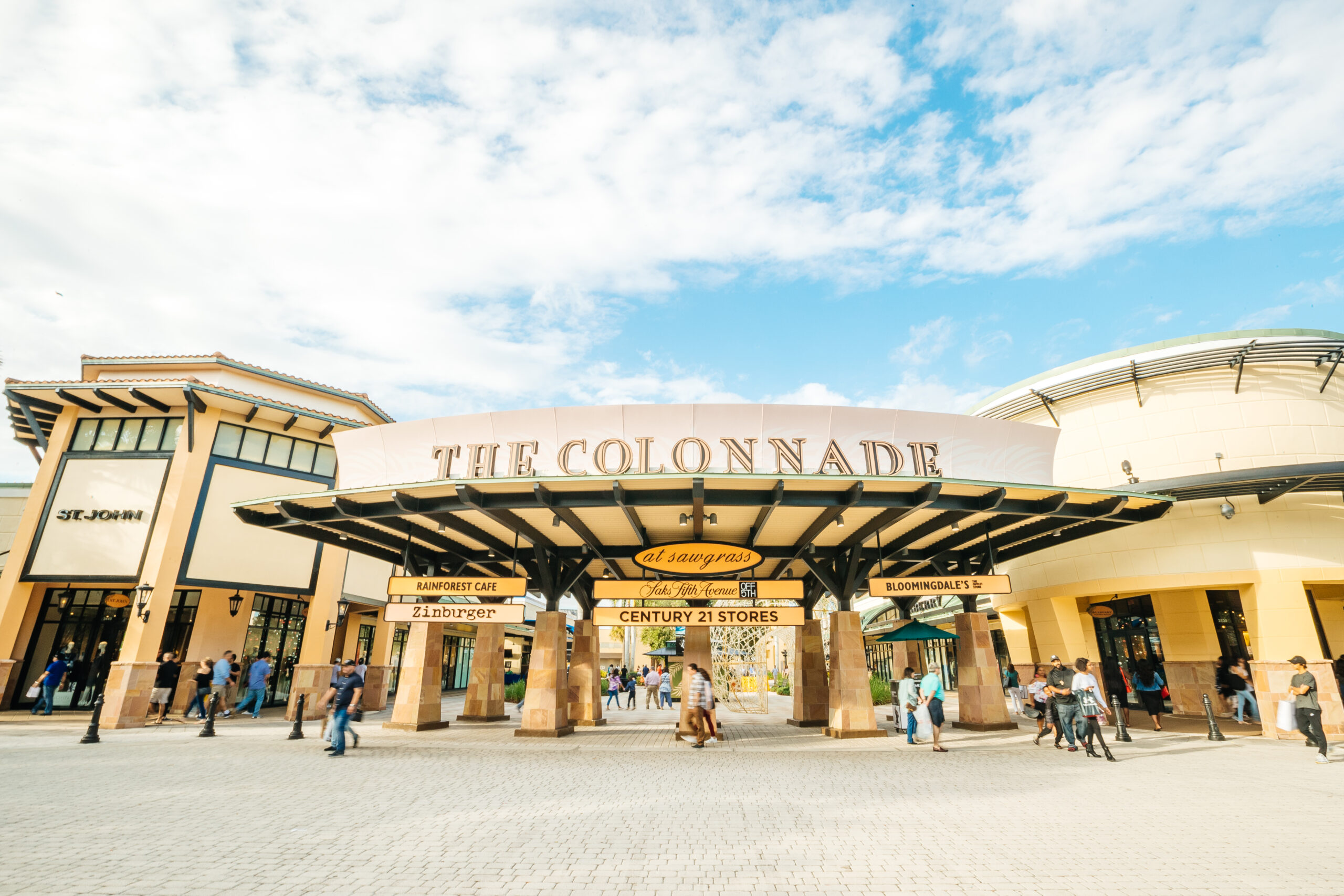 Das Einkaufszentrum Sawgrass Mills bei Fort Lauderdale