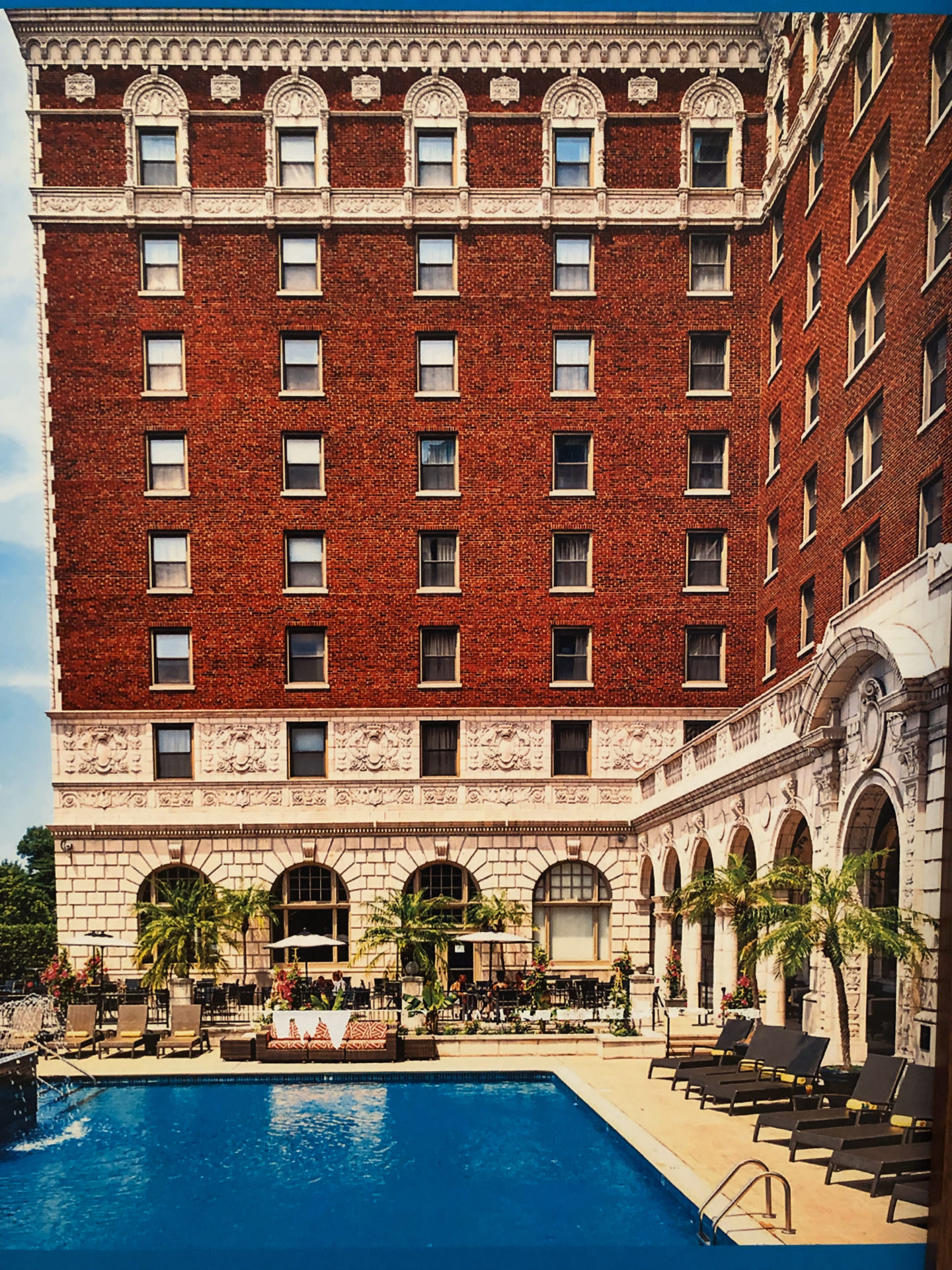 The-Chase-Saint-Louis-Grandhotel-Amerika_Repro-The-Chase Swimming Pool des The Chase auf einer alten Postkarte