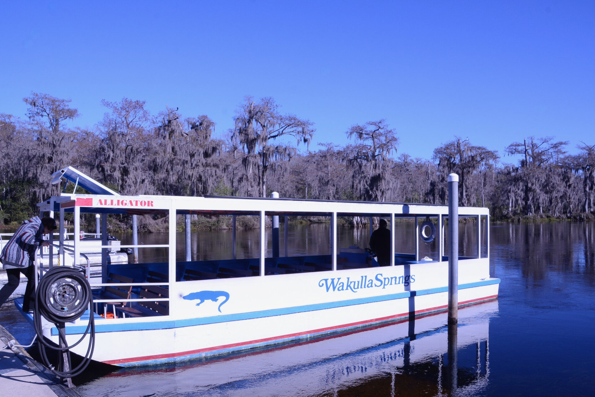 Glasbodenboot in Wakulla Springs 