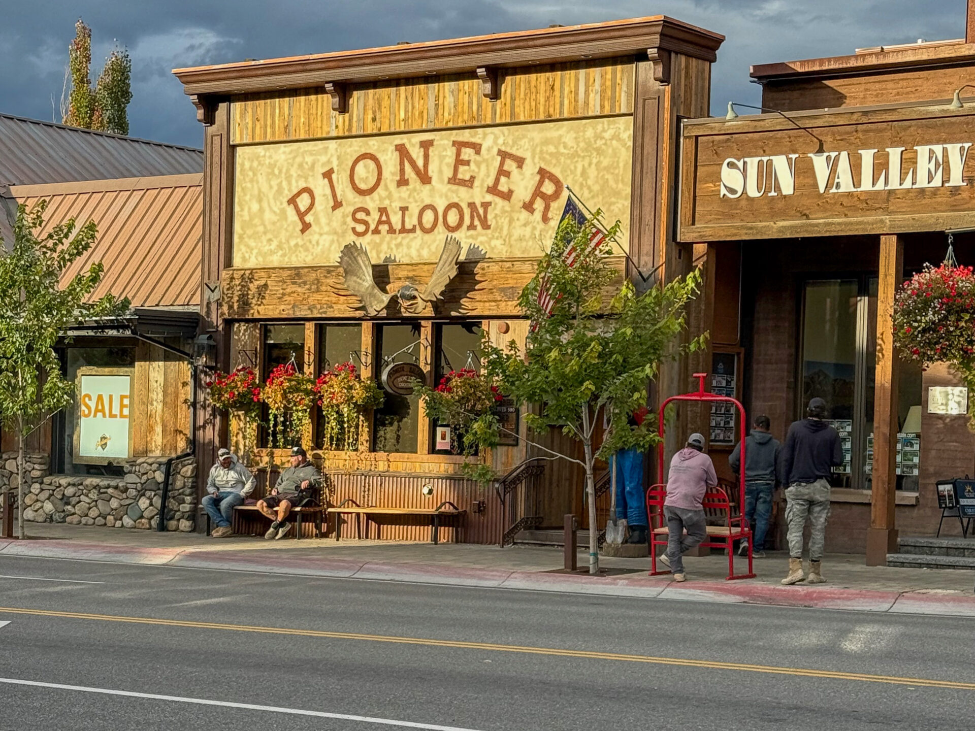 Der Pioneer Saloon in Ketchum, Idaho, war eine von Hemingways Lieblingsorten