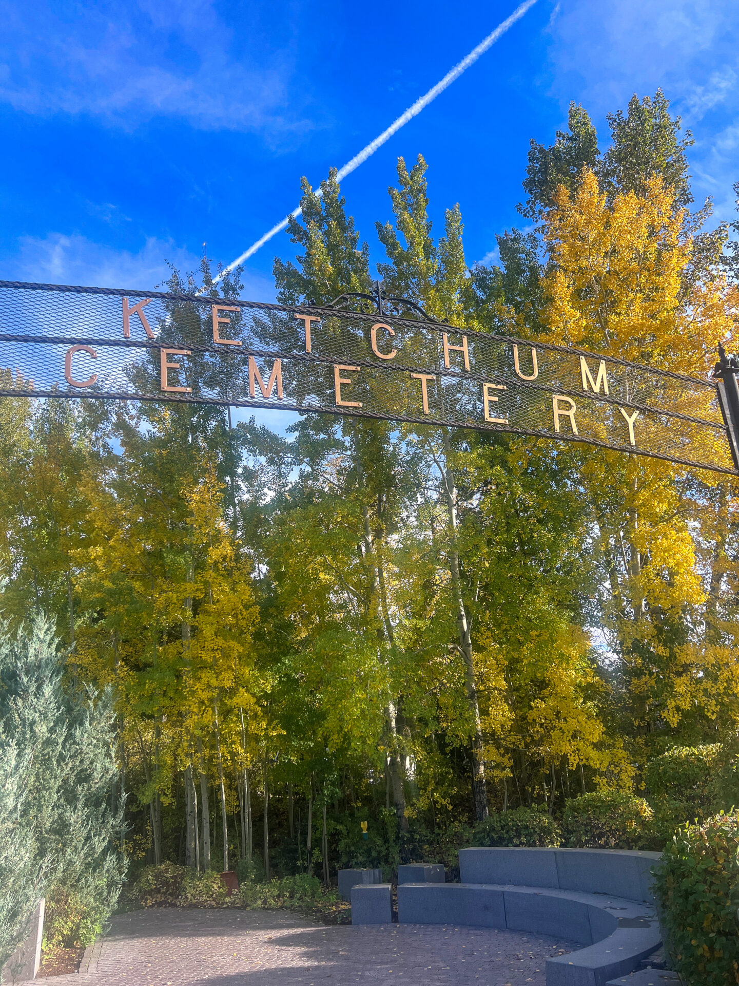 Ernest Hemingway ist auf dem Friedhof von Ketchum, Idaho, begraben
