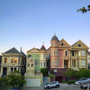 Häuser im Queen Anne-Stil in San Francisco