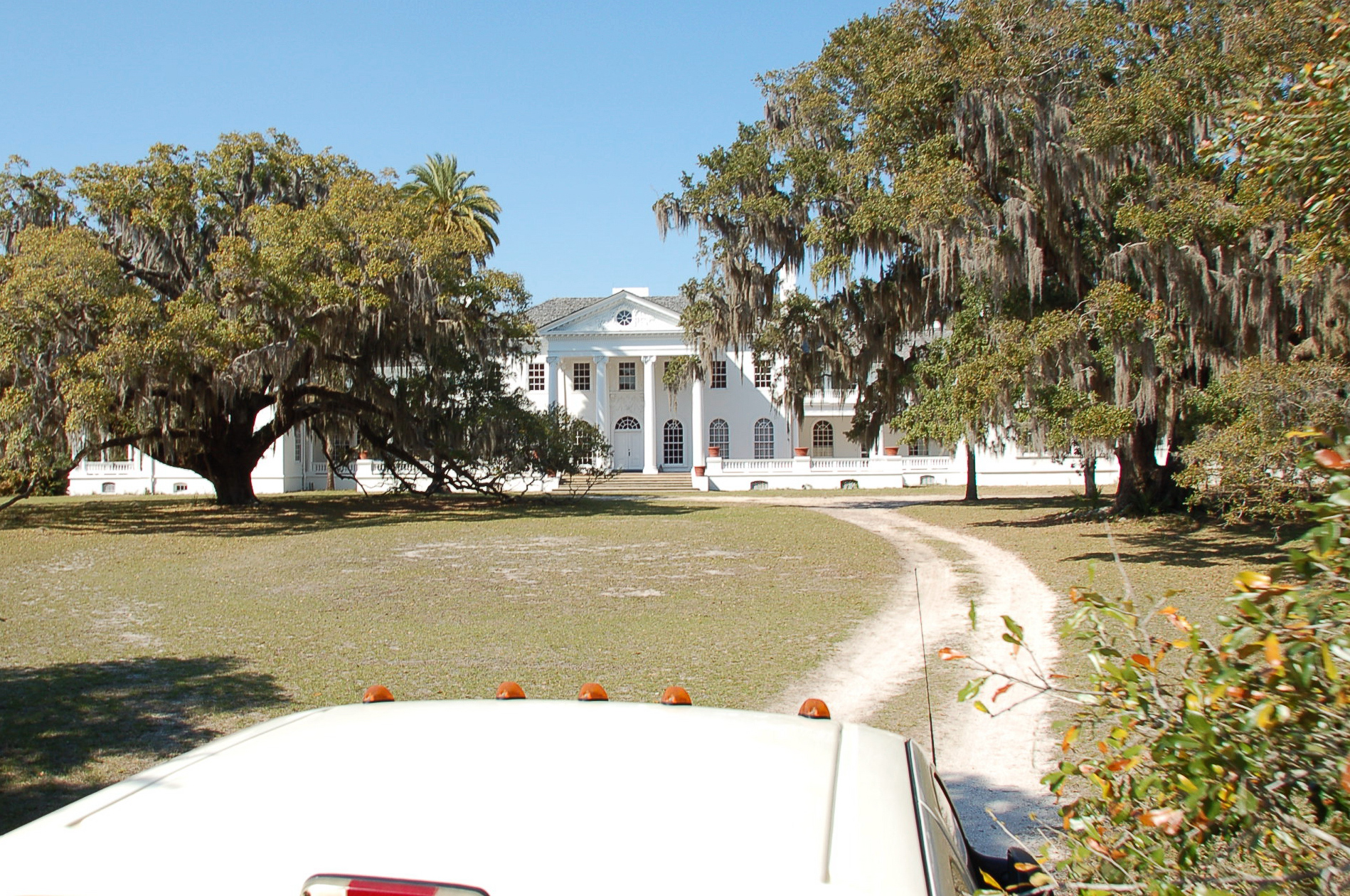 Die unbewohnte Villa der Carnegies auf Cumberland Island in Georgia