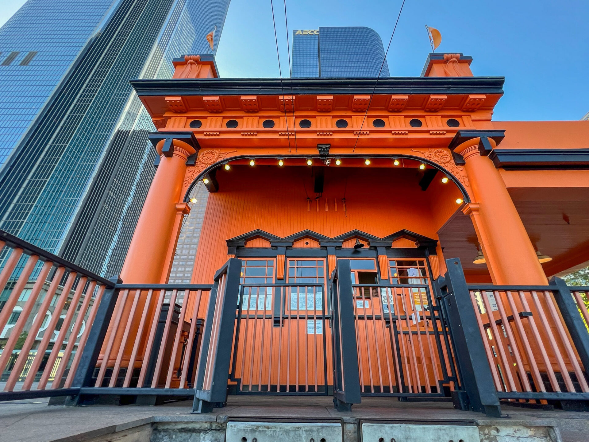 Die Bergstation der Standseilbahn Angels Flight in Los Angeles war Kulisse für viele Filme 