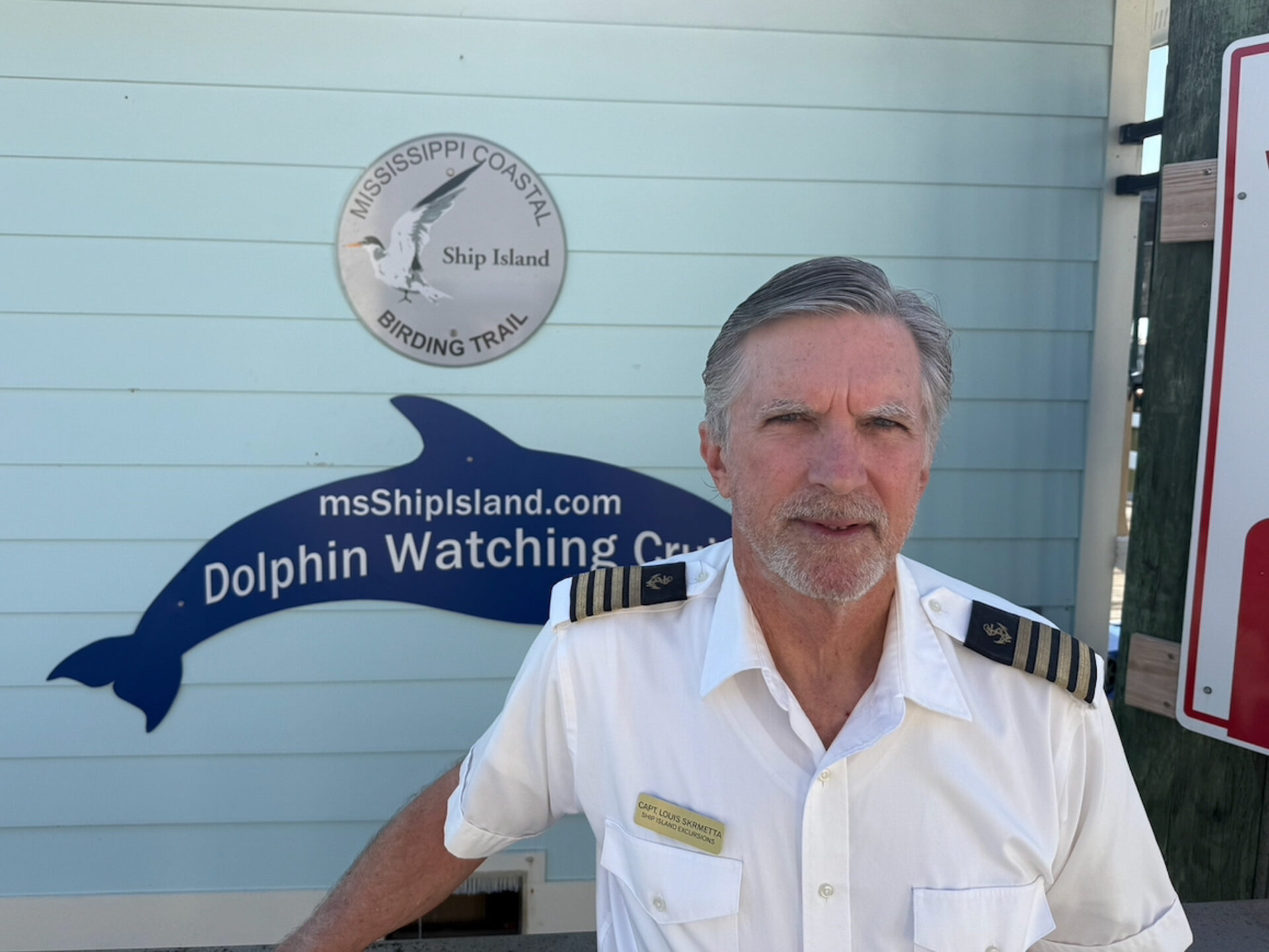 Captain Louis Skrmetta führt das Unternehmen Ship Island Excursions in vierter Generation 