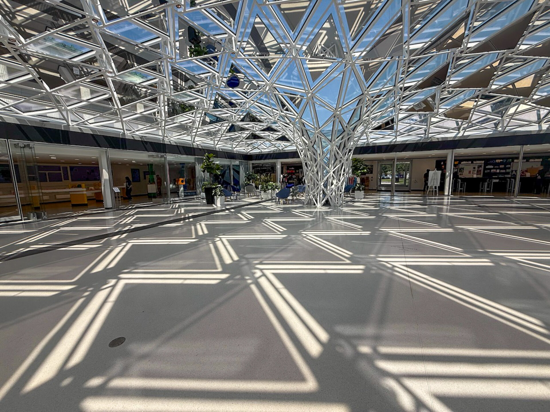 Das Foyer der Albright Know Galery von Studio Other Spaces von Olafur Eliasson und Sebastian Behmann