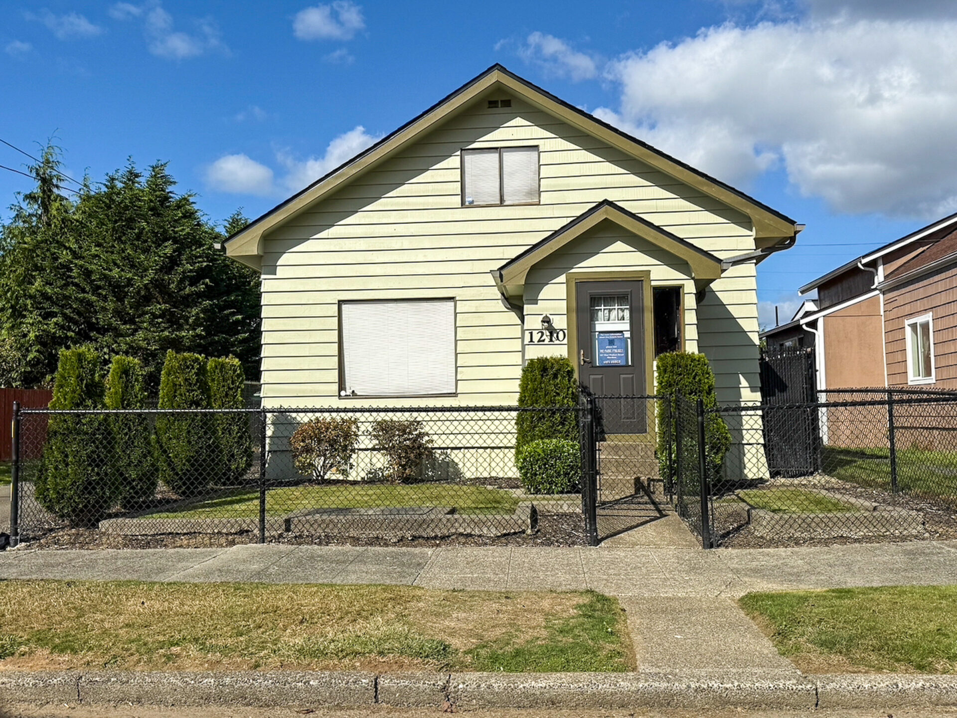 Das Geburtshaus von Kurt Cobain in Aberdeen, Washington. Das Haus steht Besuchern nicht offen