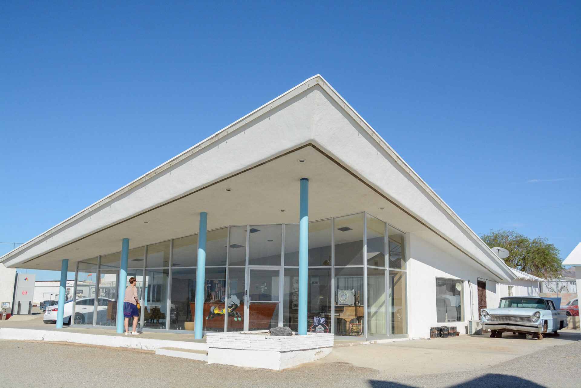 leerstand-roys-motel-amboy-route66_foto-ralf-johnen Die Architektur von Roy's Motel in der Wüste Kaliforniens erinnert an den Mid Century Modern