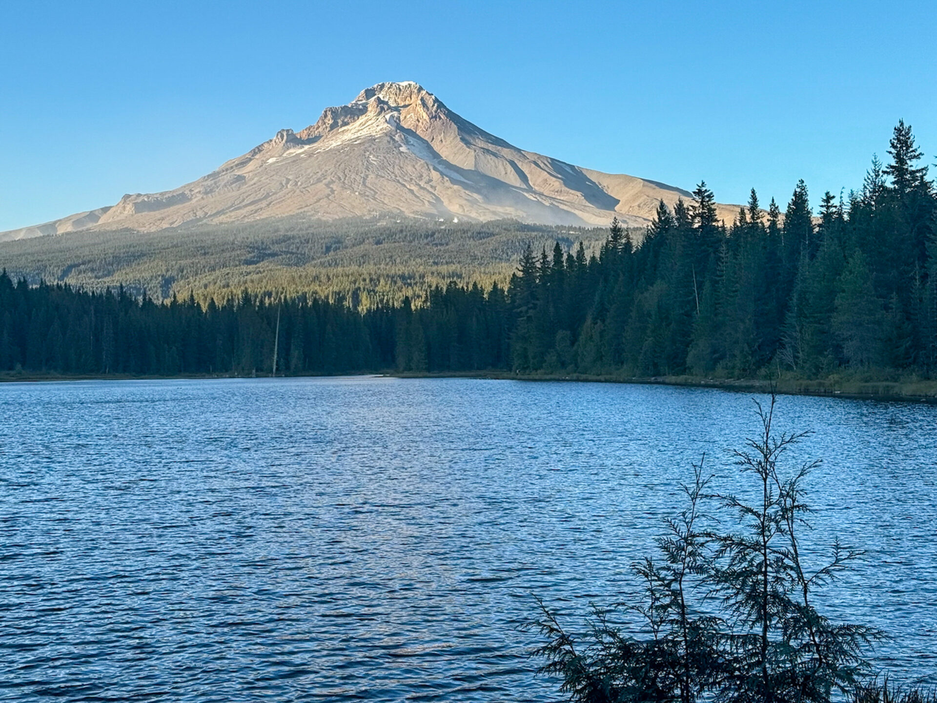 Der Mirror Lake zu Füßen des Mount Hood in Oregon 