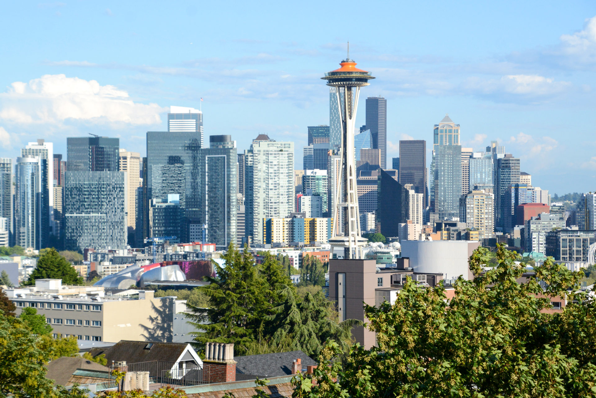 space-needle-downtown-seattle_foto-ralf-johnen Blick von Queen Anne in Seattle auf die Skyline der Stadt