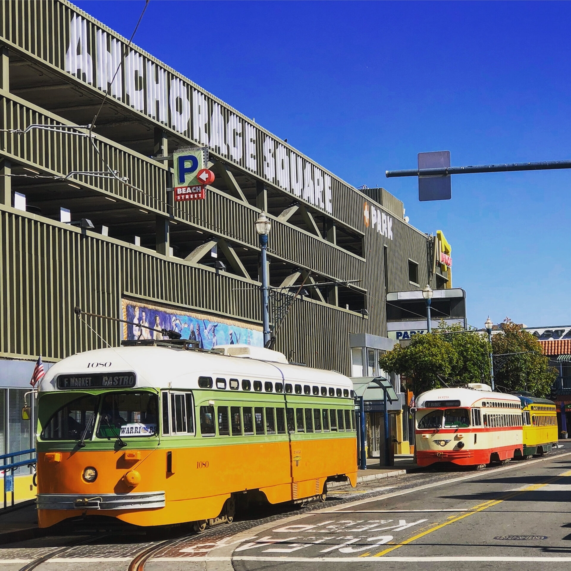 strassenbahnen-anchorage-square-san-francisco_foto-ralf-johnen Strassenbahnen am Anchorage Square in San Francsico