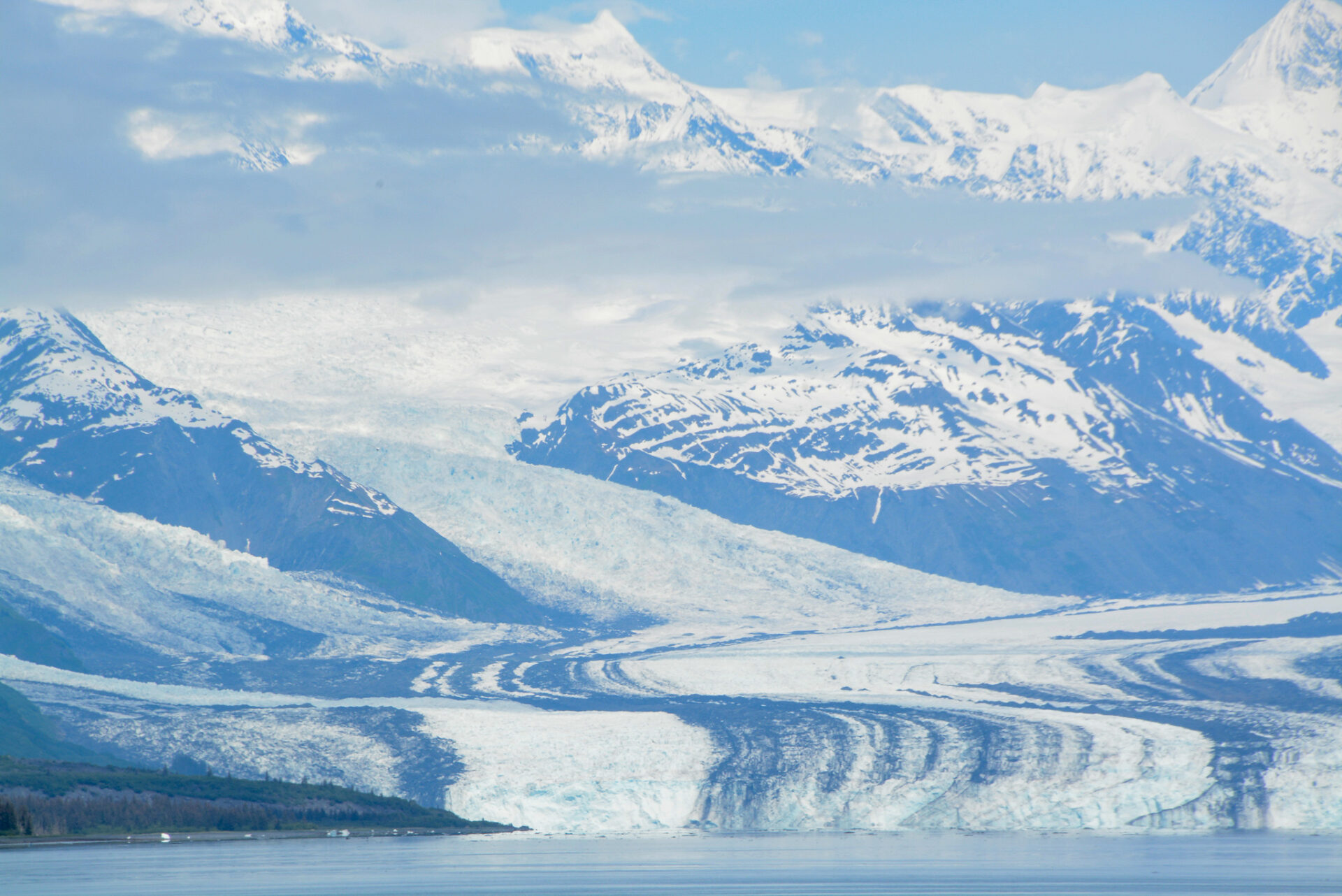 Der Whittier Gletscher in Alaska 