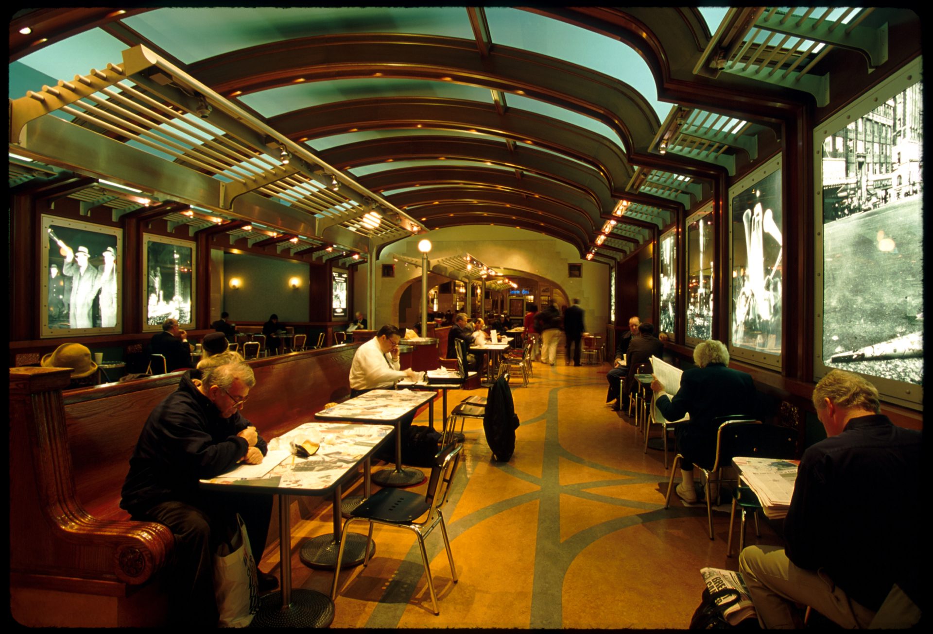 Stilvoller Wartesaal in New York Hauptbahnhof