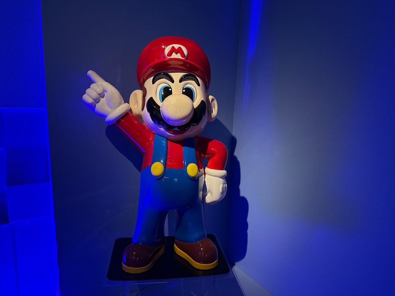 Figur von Super Mario in der International Videogame Hall of Fame in Rochester, New York